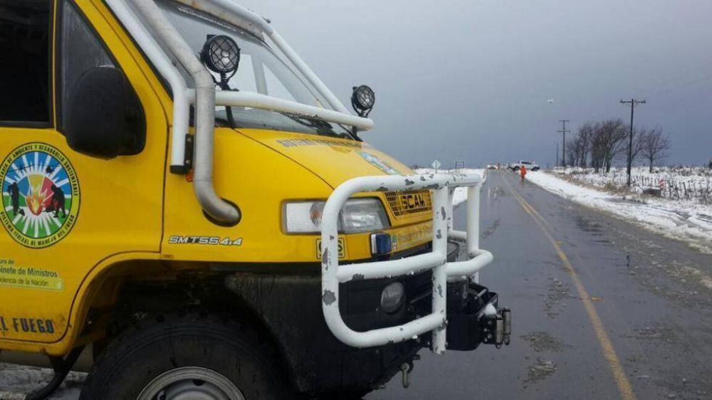 Los caminos a La Cumbrecita, las Altas Cumbres y el Cuadrado, cortados por la nieve