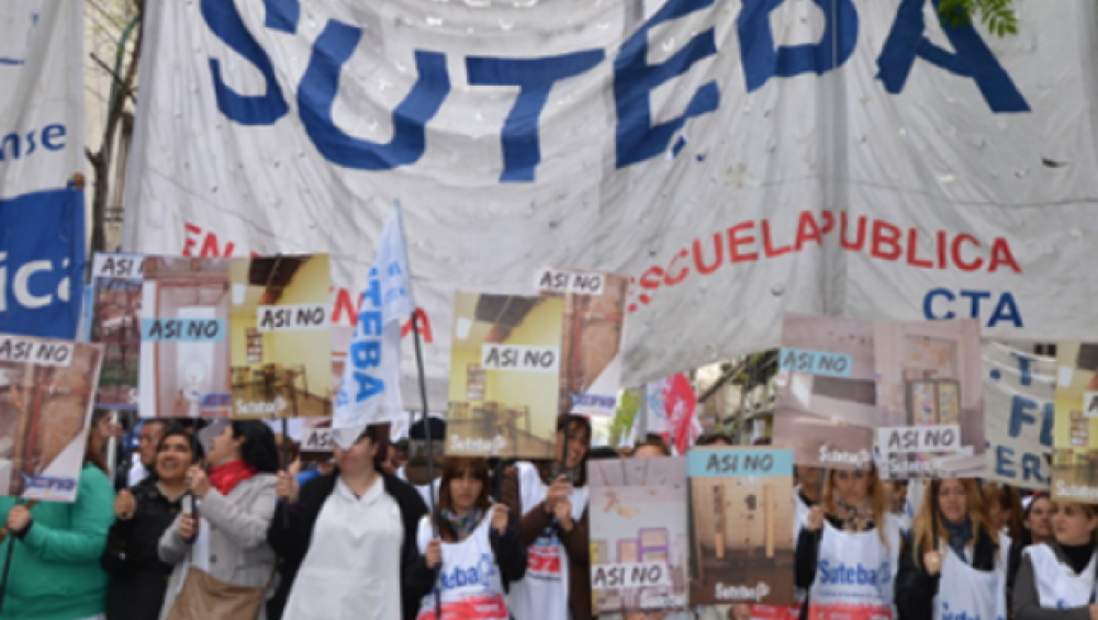SUTEBA Mor�n marchar� el mi�rcoles para hacer o�r reclamos educativos