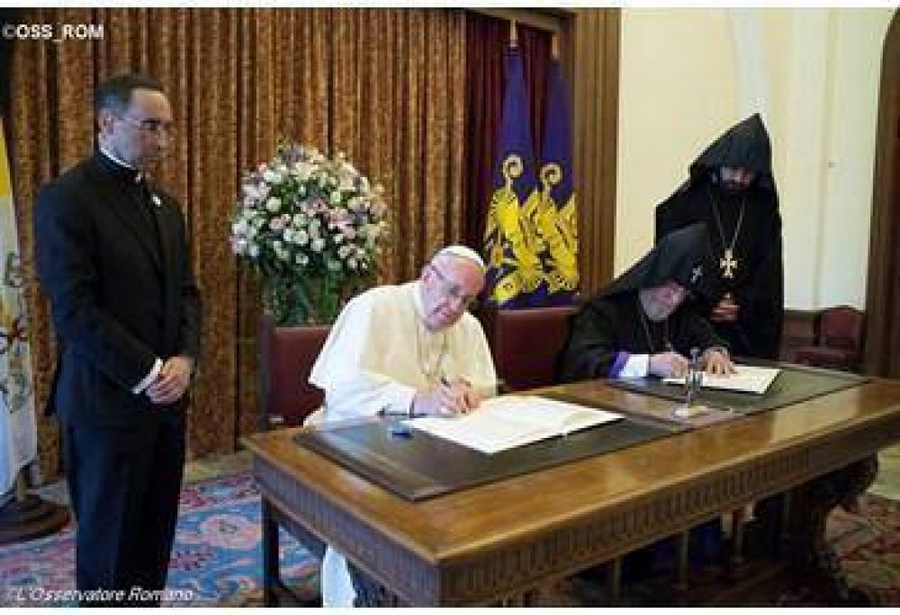 Declaraci�n conjunta del Papa Francisco y Karekin II
