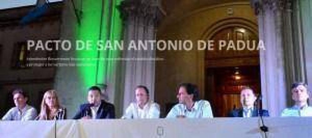 IMPORTANTES DIRIGENTES SE COMPROMETEN CON LOS VALORES DEL PACTO DE SAN ANTONIO DE PADUA