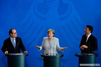Alemania, Francia e Italia se niegan a negociar hasta que Londres notifique el Brexit