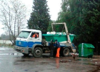 Reanudaron la recolecci�n de residuos en la ciudad de San Luis