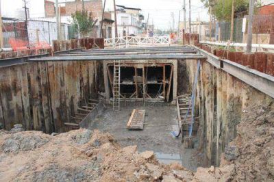 Lomas: construyen el Aliviador Este para evitar las inundaciones