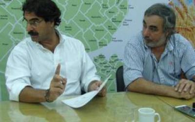 Ministro Sarqu�s visita Trenque Lauquen