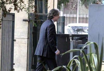Visita expr�s de Amado Boudou a Comodoro Py