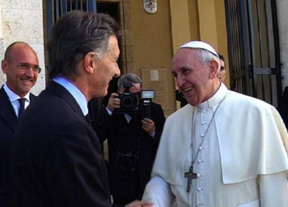 Macri salud al papa Francisco por el Da del Pontfice
