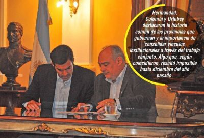 Urtubey realiz� visita institucional pero con fuerte contenido pol�tico