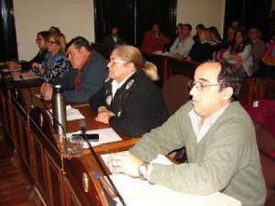 Audiencia p�blica en el Concejo Deliberante.Pases de facturas en la extensa audiencia p�blica
