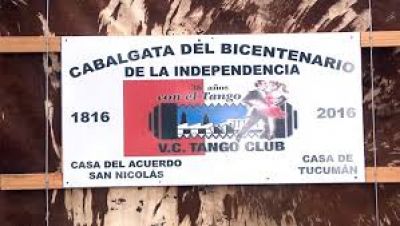 La Cabalgata de la Independencia pas� por Santiago del Estero