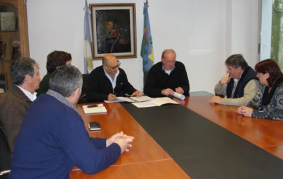 EL INTENDENTE SE REUNI� CON CONCEJALES DEL FRENTE PARA LA VICTORIA