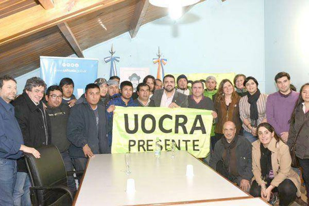 Vuoto y la UOCRA firmaron convenio para la creacin de un Centro de Atencin Primaria de Salud municipal
