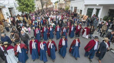 Multitudinario jubileo del env�o de la Virgen del Perpetuo Socorro
