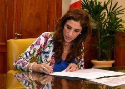 La Gobernadora autoriz� la ejecuci�n de importantes obras p�blicas