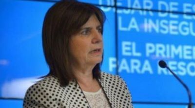 Ma�ana llega la Ministra Bullrich para presentar programa contra el narcotr�fico
