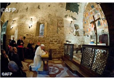 El Papa peregrinar� a la Porci�ncula en As�s, este 4 de agosto