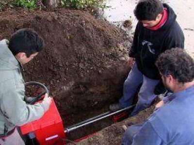 Obras Sanitarias puso en funcionamiento la tunelera