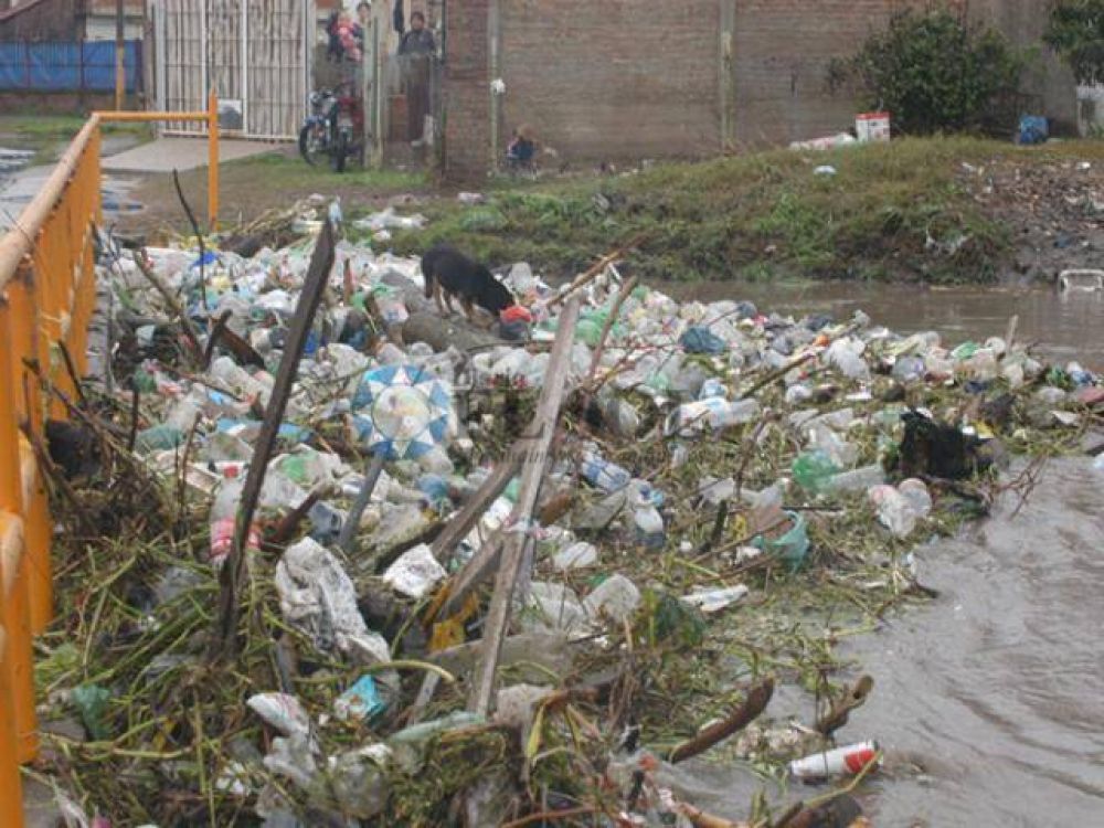 Desbordaron los arroyos