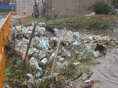 Desbordaron los arroyos
