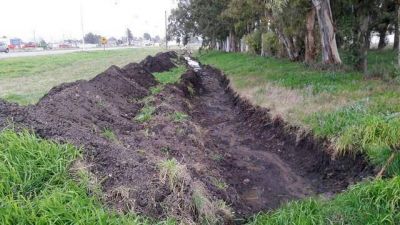 VIALIDAD TRABAJA EN LA LIMPIEZA Y ZANJEO DE BANQUINAS