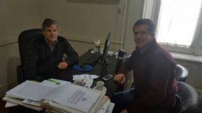 El diputado Fabio Britos se reuni� en Rivadavia buscando soluciones a varios problemas