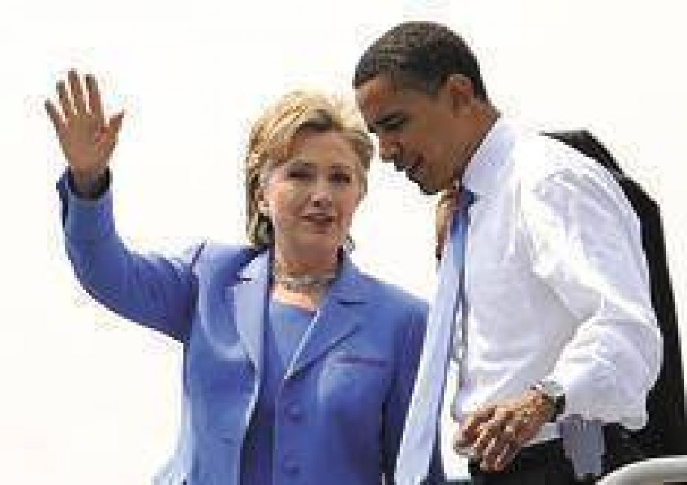 Obama y Hillary aparecen juntos por primera vez