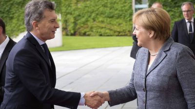 Mauricio Macri se reuni� con Angela Merkel: 