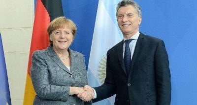 Macri y Merkel conf�an en que avance acuerdo entre Mercosur y la UE