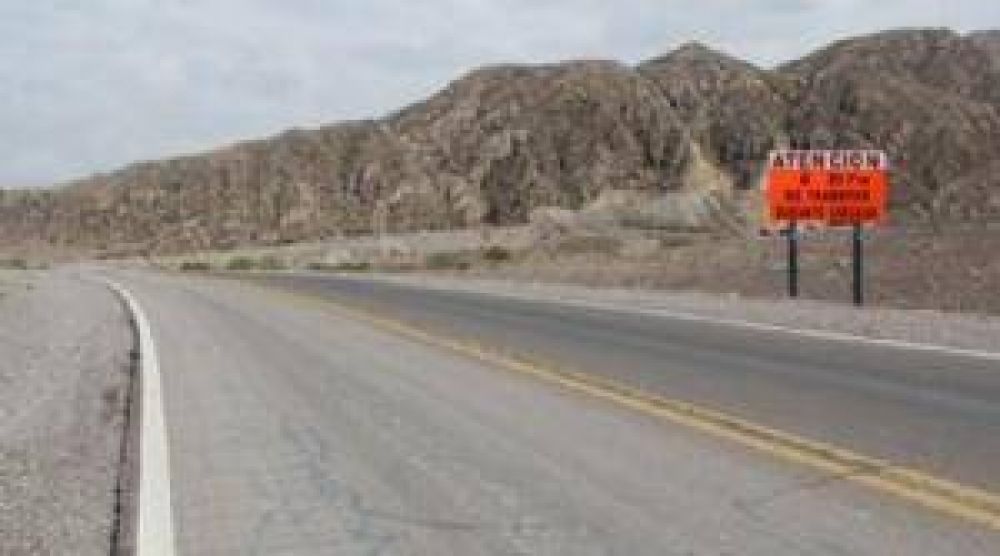 Piden precauci�n en Ruta Nacional 40 por tareas de mejoramiento