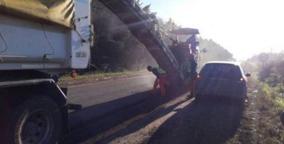 Comienza la obra de repavimentaci�n de la Ruta 1001
