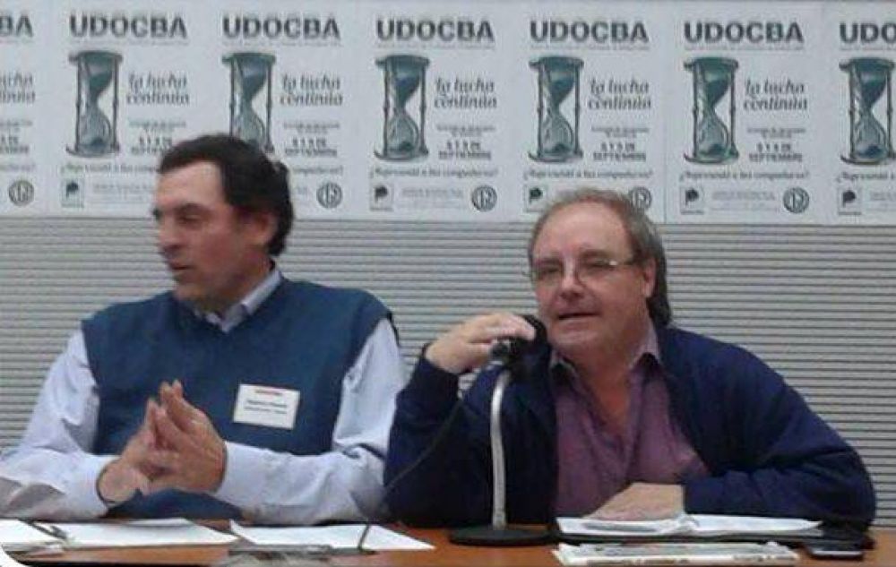 El Secretario General en Chascoms: UDOCBA exige una recomposicin salarial y un sueldo mnimo de $12.000