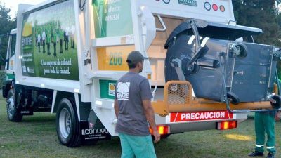 Recolecci�n de residuos durante el fin de semana largo
