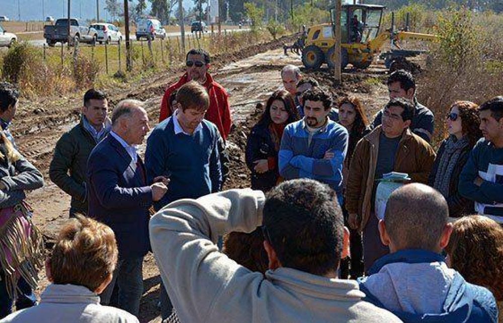 Intensifican la ejecucin de obras de infraestructura en el expredio Pereyra Rozas