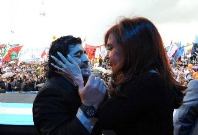 Maradona habl� con Cristina: �Vamos a volver�
