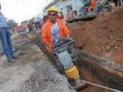 Macri prometi� m�s fondos para acelerar las obras de cloacas
