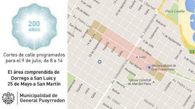 Por los festejos del Bicentenario habr� restricciones al tr�nsito