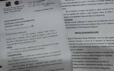 La Matanza: Concejales presentan proyecto para instalar c�maras de seguridad en hospitales y escuelas