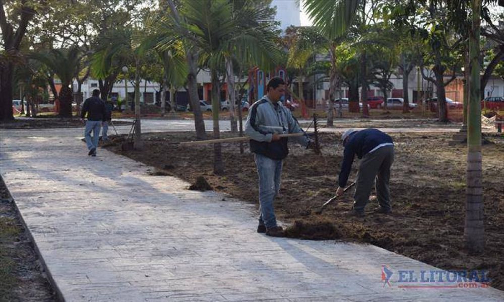 La Municipalidad tambi�n avanza en la recuperaci�n de los peque�os espacios verdes