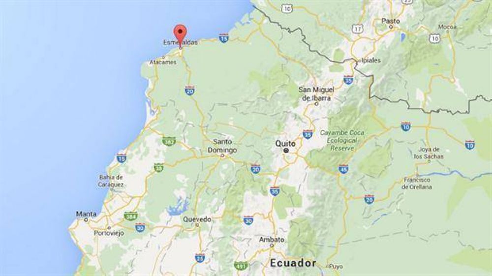 Dos fuertes sismos sacudieron el noroeste de Ecuador