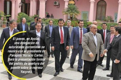 Colombi se reuni� con autoridades paraguayas y gestionaron obras