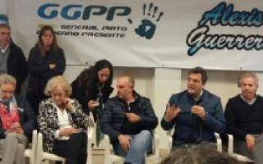 General Pinto: Alexis Guerrera sell su ingreso al FR con la visita de Massa