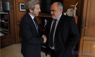 Colombi con Frigerio por obras y con la devoluci�n del 15% como tel�n de fondo