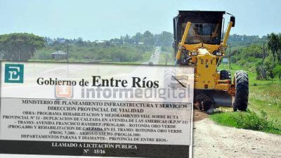 Gobierno difunde licitaci�n de construcci�n de autov�a Paran�-Oro Verde	