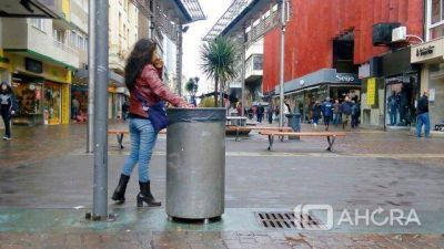 En la ciudad no hay la cantidad de cestos de basura que deber�a haber