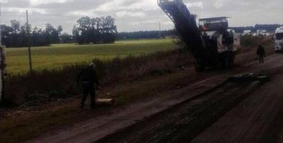 Avanzan las tareas de reparaci�n de la Ruta 1001