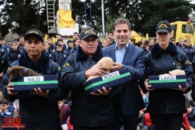 Incorporan canes para la Polic�a de la provincia de Buenos Aires