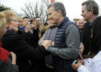 Mauricio Macri llega a Bah�a Blanca para inaugurar un complejo portuario