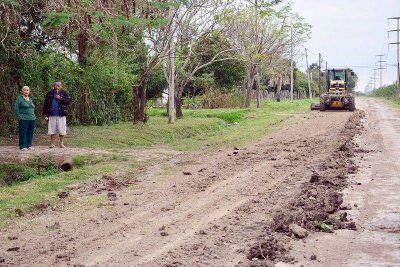Intensos trabajos de acondicionamiento en Namqom y el Lote 33