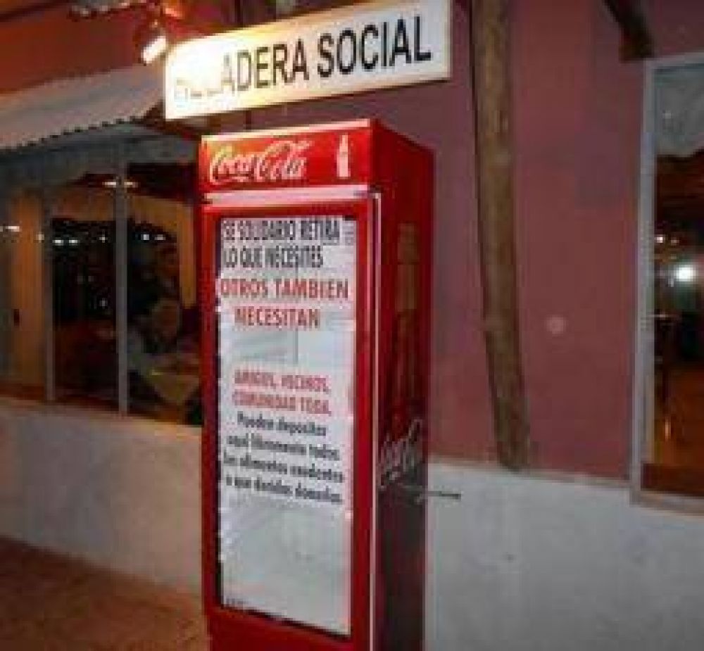 La �heladera social� no da abasto y piden solidaridad
