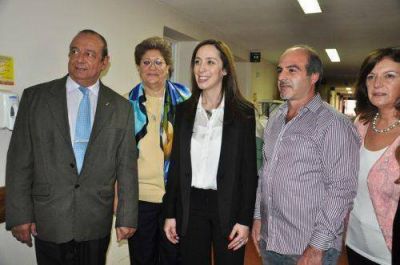 S�nchez recibi� a Vidal y juntos recorrieron el Centro Municipal de Salud