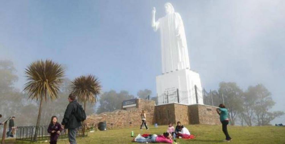 El Cristo Bendicente de San Javier fue renovado y ya se rehabilit� el ingreso